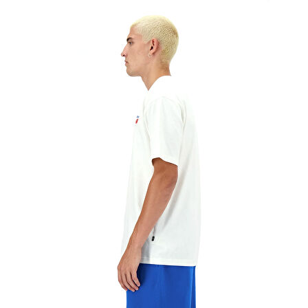 Lifestyle Erkek Beyaz Günlük Stil T-Shirt MNT3434-SST