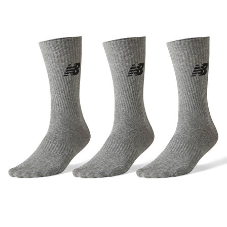 NB Unisex Gri Günlük Stil Çorap SOA03-AG