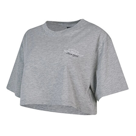 Lifestyle Kadın Gri Günlük Stil T-Shirt WNT1506-AG