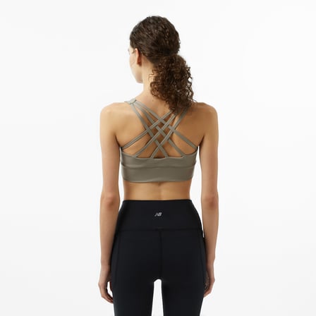 New Balance Classic Kadın Bej Koşu Bra
