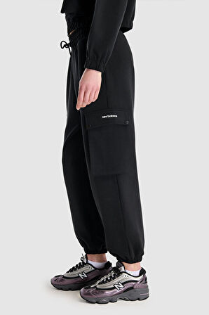 New Balance Lifestyle WNP1529-BK Siyah Kadın Eşofman Altı