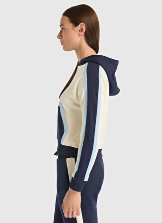 New Balance WNH3511-SST NB Lifestyle Hoodie Bej Kapüşon Yaka Normal Düz Kadın Sweatshırt