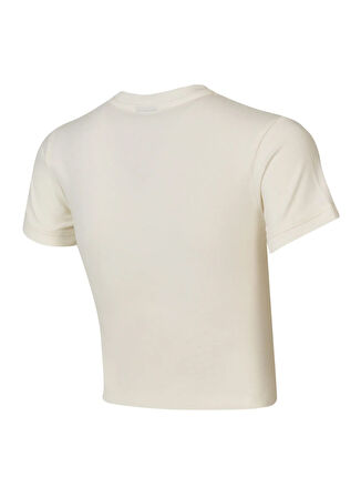 New Balance WNT3527-SST Lifestyle Women Tshirt Bej Yuvarlak Yaka Regular Fit Düz Kadın T-Shirt