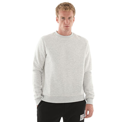 MNC3503-SNW1 New Balance Mnc3503 Erkek Sweatshirt Gri