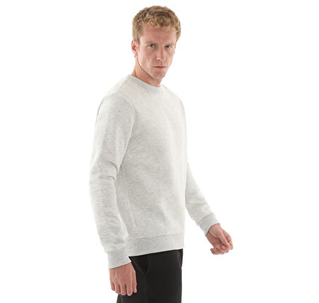 MNC3503-SNW1 New Balance Mnc3503 Erkek Sweatshirt Gri