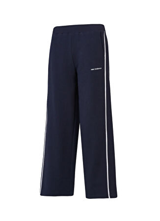 New Balance WNP3402-AVI Lifestyle Women Pant Lacivert Lastikli Bel Regular Fit Düz Kadın Eşofman Altı