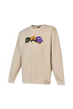 New Balance Mnc3505 Nb Lifestyle Men Sweat Bej Erkek Sweatshirt