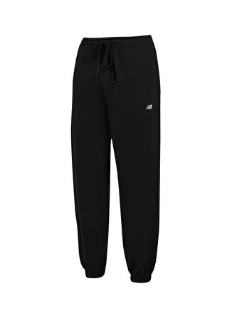 New Balance MNP3526-BK Lifestyle Men Pant Siyah Lastikli Bel Regular Fit Düz Erkek Eşofman Altı