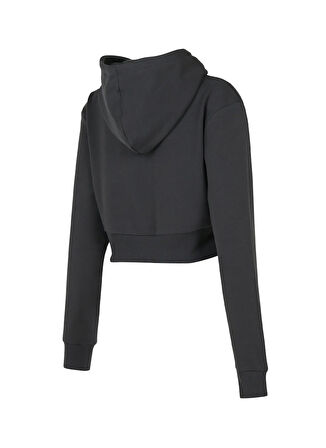 New Balance WNH3515-ANT Lifestyle Women Hoodie Antrasit Dik Yaka Regular Fit Düz Kadın Sweatshırt