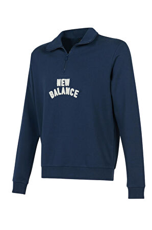 New Balance Lifestyle MNC3524-AVI Lacivert Erkek Eşofman Üstü