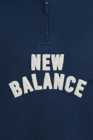 New Balance Lifestyle MNC3524-AVI Lacivert Erkek Eşofman Üstü