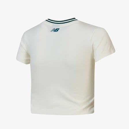 New Balance WNT1608 Lifestyle Kadın Krem T-Shirt