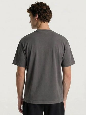 NB Lifestyle Men Tshirt Erkek Gri T-Shirt - MNT1649