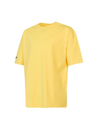New Balance MNT1602-PRC NB Lifestyle Men T-shir Sarı Bisiklet Yaka Normal Düz Erkek T-Shirt