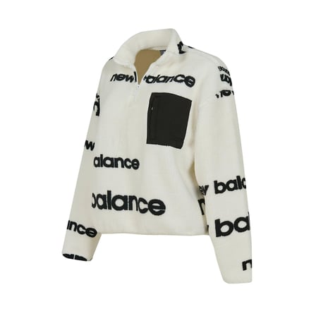 WNC3623-WT New Balance Wnc3623 Kadın Sweatshirt Beyaz