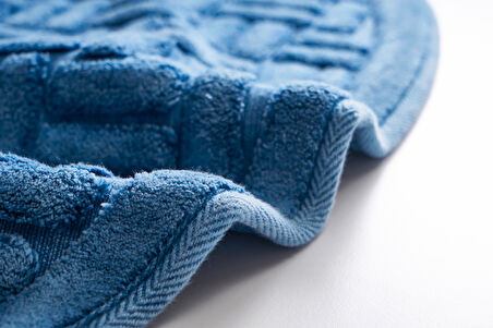 Alanur Domino Eskitme Cotton Yuvarlak Halı