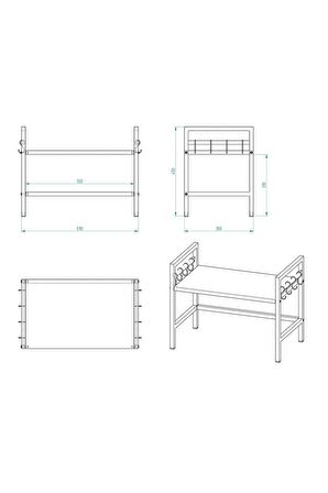 Ev Düzeni Uzmanı Siyah Mikrodalga Fırın ve Mutfak Rafı – Tezgahüstü Modern Organizer, 59cm Genişlik