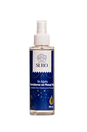 SUBO AĞDA TEMİZLEME ve MASAJ YAĞI 150 ml