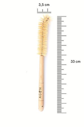 Agon Biberon ve Şişe&Yağdanlık Temizleyici Doğal Fırça
