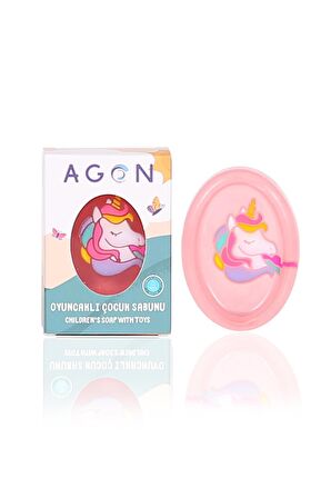 Agon Gül Özlü El Yapımı Oyuncaklı Çocuk Sabunu