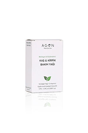 Agon Besleyici&Güçlendirici Doğal Kaş ve Kirpik Bakım Yağı