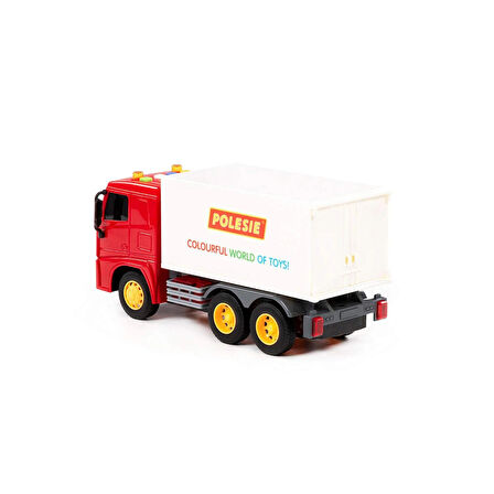 Polesie City  Işıklı ve Sesli Beyaz Kapalı Kasa Kamyon 22x12x9 cm