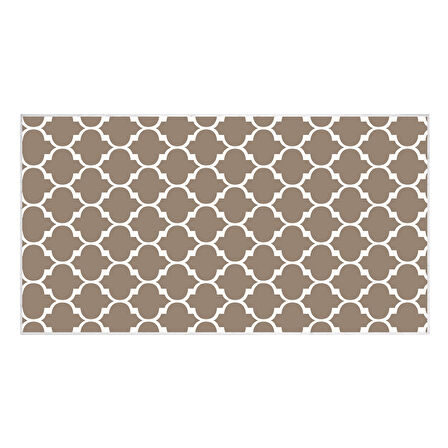 Dekoreko İpek Halı Dijital Saçaksız 2025 -Beyaz