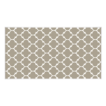 Dekoreko İpek Halı Dijital Saçaksız 2025 -Beyaz