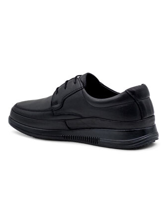 VOYAGER 4325 ERKEK HAKİKİ DERİ COMFORT AYAKKABI SİYAH