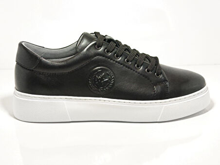 Voyager 6204 Siyah Erkek Deri Casual Ayakkabı