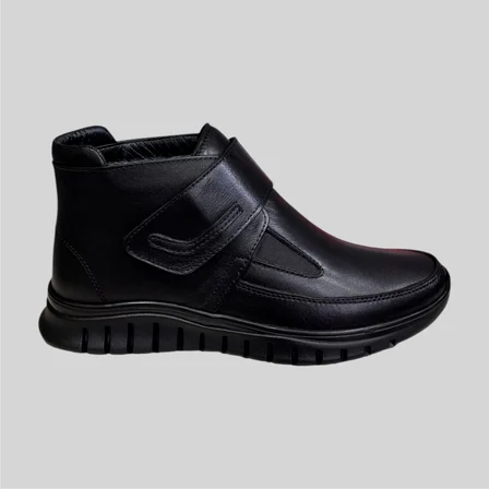 VOYAGER Z1144 KADIN HAKİKİ DERİ COMFORT BOT SİYAH