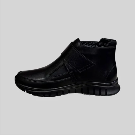 VOYAGER Z1144 KADIN HAKİKİ DERİ COMFORT BOT SİYAH