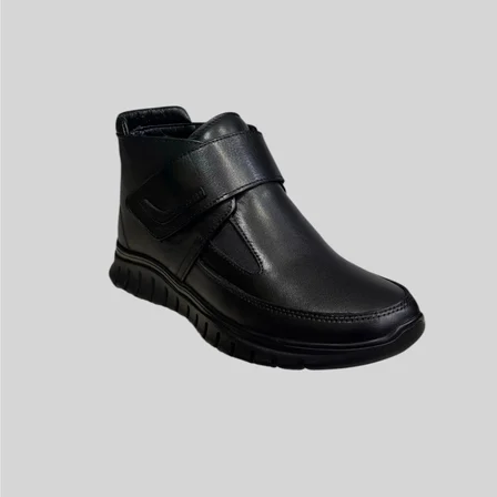 VOYAGER Z1144 KADIN HAKİKİ DERİ COMFORT BOT SİYAH