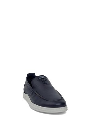 Voyager 5606C Erkek Hakiki Deri Casual Ayakkabı Lacivert