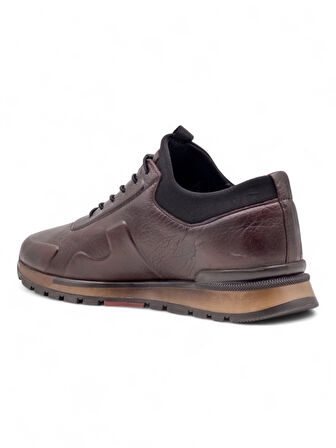 VOYAGER 5333 ERKEK HAKİKİ DERİ SPOR AYAKKABI KIŞ KAHVERENGİ KOYU