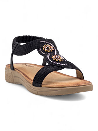 VOYAGER B093 KADIN SANDALET SİYAH