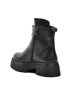 VOYAGER 9323 KADIN DERİ BOT/SİYAH/38