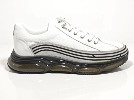 Voyager 6900 Beyaz Erkek Deri Casual Ayakkabı