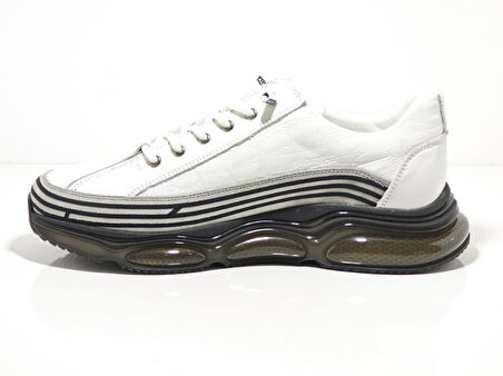 Voyager 6900 Beyaz Erkek Deri Casual Ayakkabı