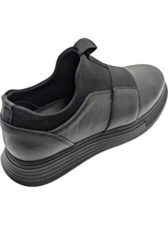 Voyager 6961 Siyah Erkek Deri Spor Ayakkabı