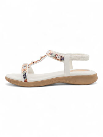 VOYAGER B172 KADIN SANDALET BEYAZ