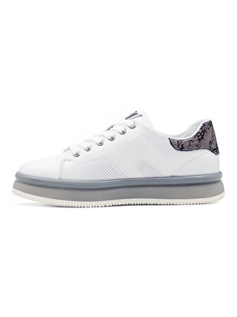 VOYAGER M030 ERKEK HAKİKİ DERİ SNEAKER BEYAZ