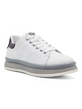 VOYAGER M030 ERKEK HAKİKİ DERİ SNEAKER BEYAZ