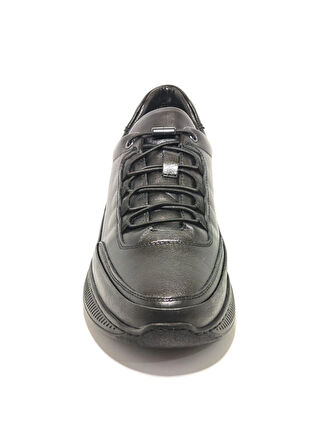 Voyager 1154 Siyah Erkek Deri Casual Ayakkabı