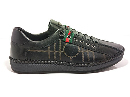 Voyager Z096 Siyah Kadın Deri Casual Ayakkabı