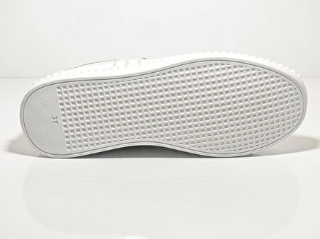 Voyager Z096 Beyaz Kadın Deri Casual Ayakkabı