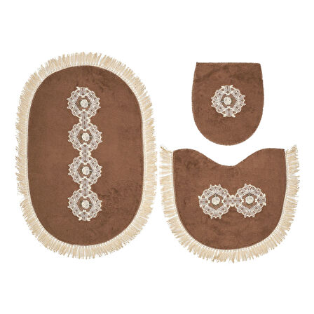 Queen Oval Nakışlı 3 Lü