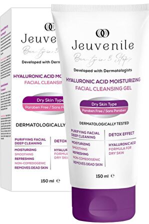 Kuru ve Normal Ciltlere Özel Hyalüronik Asit İçerikli Yüz Temizleme Jeli 150 ML