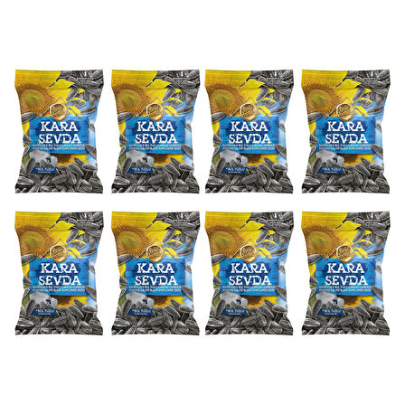 Kara Sevda Ay Çekirdeği 250 gr Bol Tuzlu x 8 Paket (2 kg)