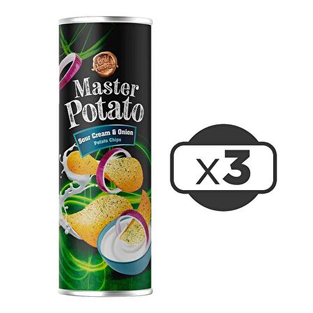 Master Potato Soğanlı & Ekşi Kremalı Cips 160 Gr